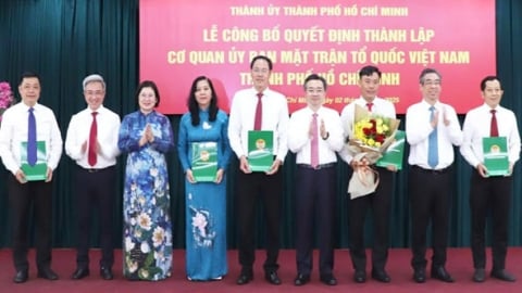 TP.HCM kiện toàn bộ máy MTTQ và 5 tổ chức chính trị - xã hội