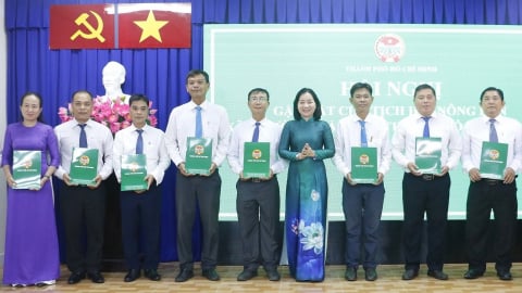Chủ tịch Hội Nông dân xã, phường, đặc khu ở TP.HCM nhận nhiệm vụ