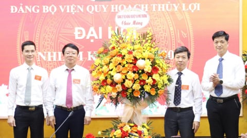 Tổ chức thành công Đại hội Đảng bộ Viện Quy hoạch Thủy lợi