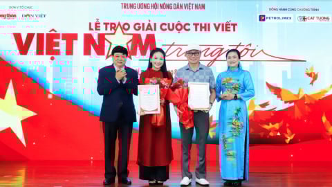 Diễn viên Bảo Thanh nhận giải Nhì cuộc thi viết 'Việt Nam trong tôi'