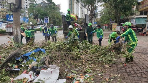 Nghệ An khẩn trương khôi phục môi trường sau bão