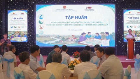 Đắk Lắk tập huấn ứng phó thiên tai: Khi dinh dưỡng là việc khẩn cấp