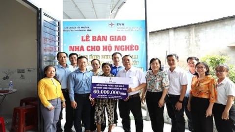 Nhà máy Nhiệt điện Vĩnh Tân 4: Xây nhà tình nghĩa tại Ninh Thuận
