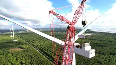 Vietsovpetro ký hợp đồng thay thế cấu kiện turbine gió