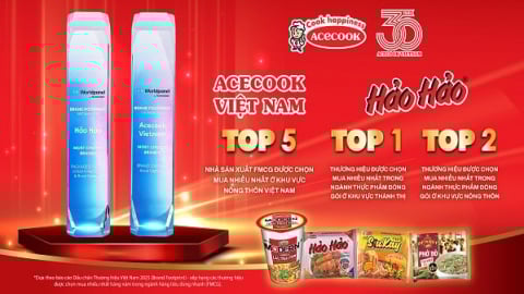 Acecook Việt Nam và Hảo Hảo - giữ vững vị trí Top những thương hiệu FMCG