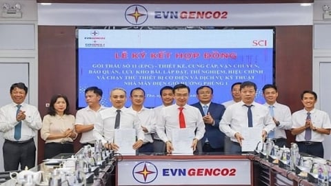 EVNGENCO2 ký kết hợp đồng 2 dự án nhà máy điện gió