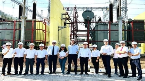 Đại sứ quán Pháp và AFD thăm Trạm biến áp 500kV Bình Dương 1