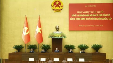 Hội nghị toàn quốc sơ kết 1 năm vận hành mô hình chính quyền 3 cấp