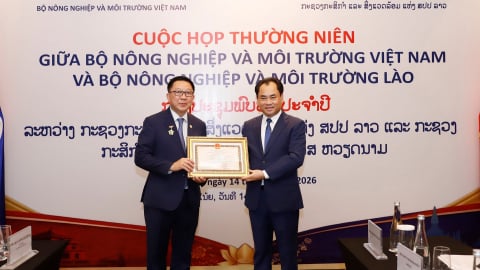 Vinh danh nhiều tập thể, cá nhân Việt Nam - Lào tại Hội nghị cấp Bộ trưởng 2026