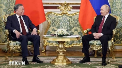 Tổng Bí thư Tô Lâm hội đàm với Tổng thống Nga Putin