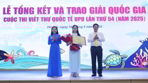 'Lời thỉnh cầu của đại dương' đoạt giải Nhất viết thư UPU năm 2025