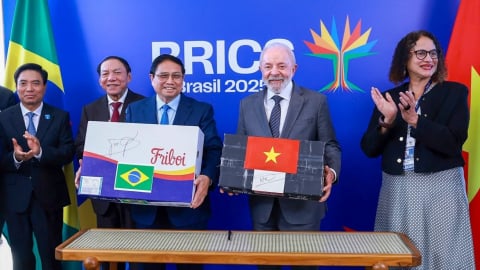 Thủ tướng chứng kiến xuất khẩu lô cá tra, basa, rô phi đầu tiên sang Brazil