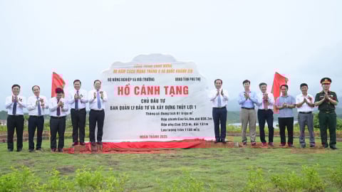 Phát huy tối đa hiệu quả của công trình thủy lợi trọng điểm hồ Cánh Tạng