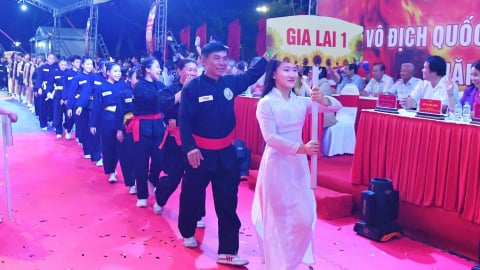 Gia Lai khai mạc giải vô địch võ cổ truyền quốc gia