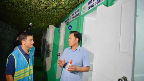 Hà Nội kiểm tra hệ thống nhà vệ sinh phục vụ sự kiện A80