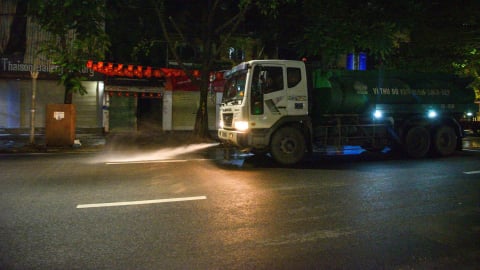 Công tác vệ sinh môi trường góp phần vào thành công của đại lễ A80