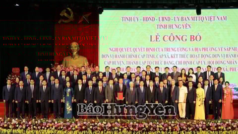 Bổ nhiệm lãnh đạo 15 Sở, ban, ngành tỉnh Hưng Yên