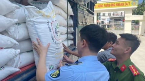 Phát hiện xe tải chở 3 tấn đường cát nhập lậu tại Nghệ An
