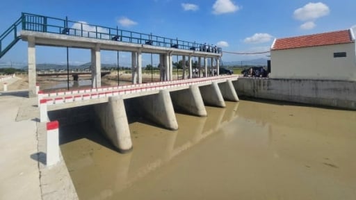 Đập dâng Gò Mè phát huy hiệu quả, người dân phấn khởi
