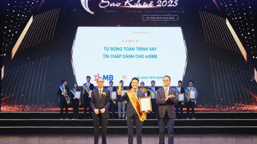 BIZ MBBank giành 3 giải Sao Khuê nhờ công nghệ AI và dữ liệu lớn