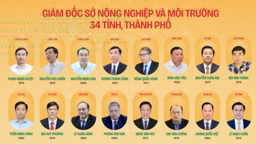 Danh sách Giám đốc Sở Nông nghiệp và Môi trường của 34 tỉnh, thành phố