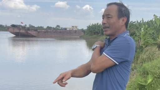 ‘Cát tặc’ xuất hiện trên sông Luộc