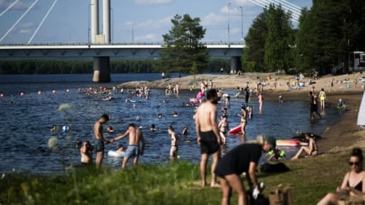 Climate change made Nordic heat wave 2 degrees warmer