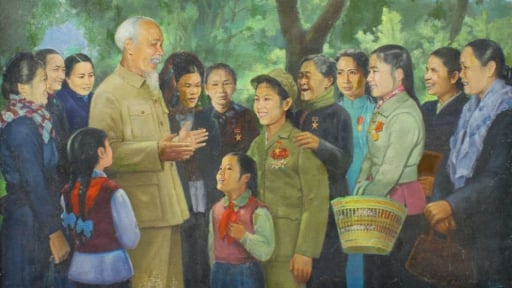 Triển lãm về Chủ tịch Hồ Chí Minh: Khi nghệ thuật chạm đến trái tim