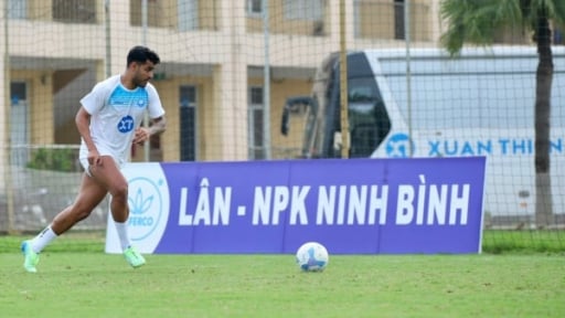 Sân cỏ Thiên Trường đã sẵn sàng cùng Thép Xanh Nam Định bảo vệ ngôi vương