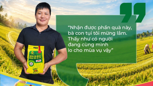Từ những túi NPK Cà Mau trao tay đến niềm tin được lan toả