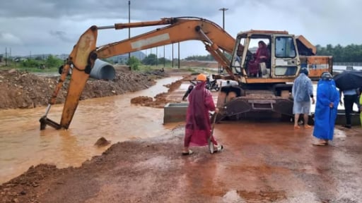Thiệt hại ban đầu do mưa lớn từ bão số 1