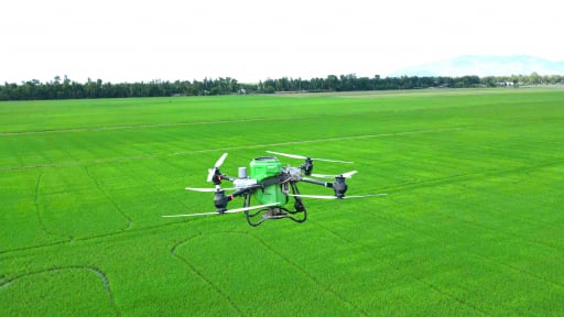 Dịch vụ drone Phú Mỹ giải pháp tiết kiệm, hiệu quả cho nông dân