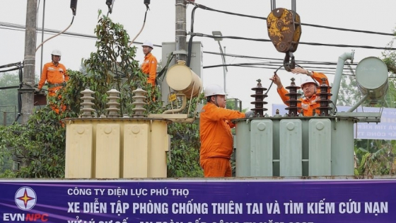 PC Phú Thọ tổ chức diễn tập phòng chống thiên tai và tìm kiếm cứu nạn