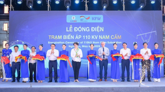 EVNNPC đóng điện trạm biến áp 110kV Nam Cấm