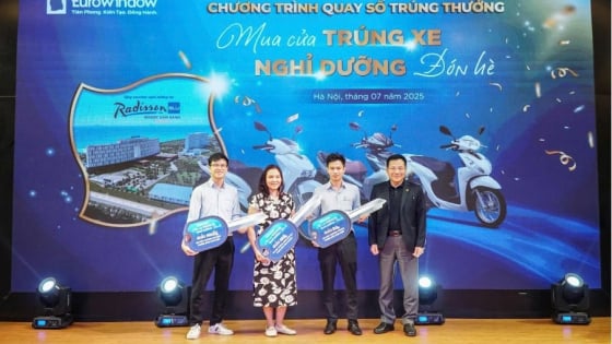 Eurowindow quay số may mắn tìm ra chủ nhân 3 xe máy Honda cao cấp
