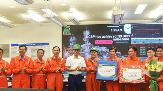 PV GAS NCSP đạt cột mốc vận chuyển an toàn 110 tỷ m3 khí