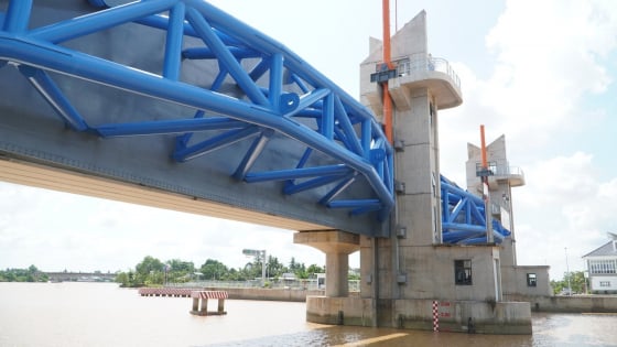 Cống âu Rạch Mọp – Thủy lợi đa năng, thích ứng thiên tai