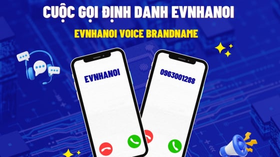 EVNHANOI định danh cuộc gọi, chặn lừa đảo, mạo danh điện lực