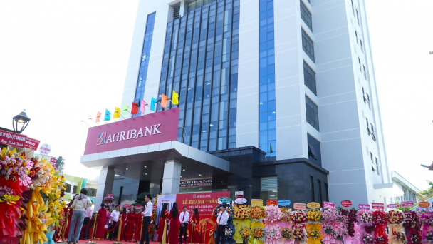 Agribank chi nhánh Kiên Giang khánh thành trụ sở quy mô 7 tầng