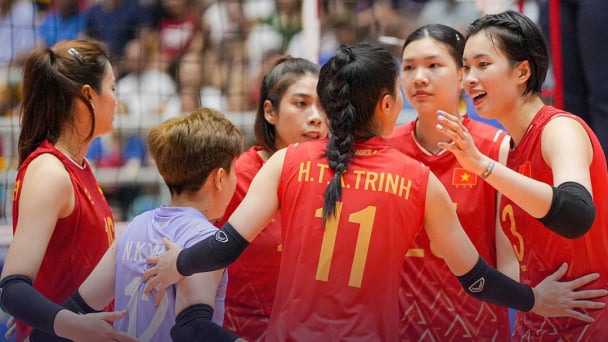 Đội tuyển bóng chuyền nữ Việt Nam toàn thắng vòng bảng AVC Nations Cup 2025