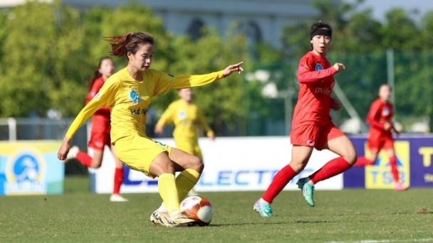 Đội nữ Hà Nội khởi đầu thuận lợi tại giải bóng đá quốc gia 2025