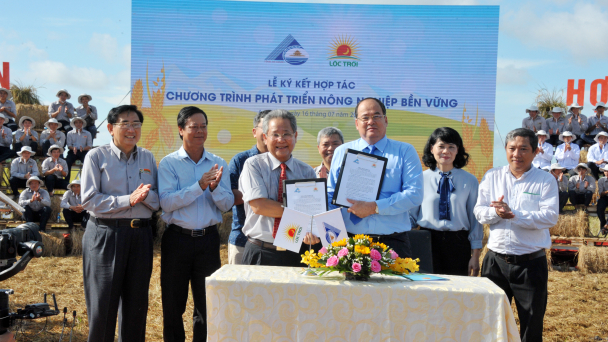 Lộc Trời ra mắt chương trình liên kết phát triển HTX kiểu mới ở ĐBSCL
