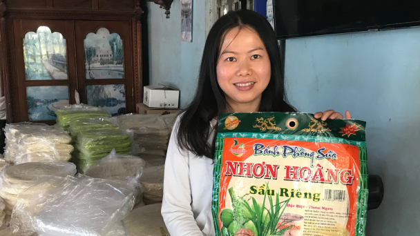 Đón xuân với món bánh Phồng miền Tây Nam Bộ