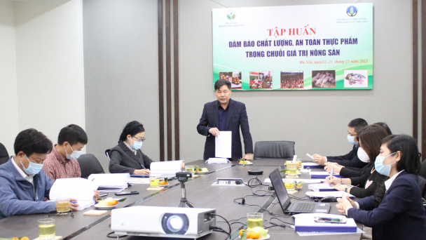 Tập huấn quản lý chất lượng, an toàn thực phẩm nông sản