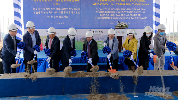 Khởi công dự án nông nghiệp thông minh do Hàn Quốc tài trợ