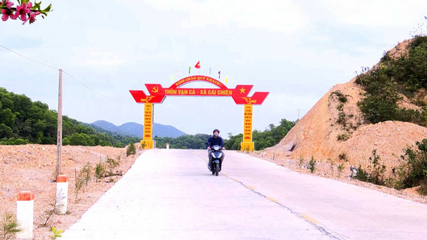 Xã đảo xây dựng NTM nâng cao