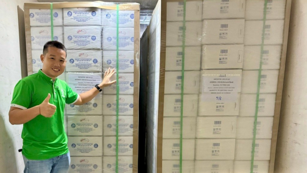 Xuất khẩu 20.000 chai nước uống mật hoa dừa sang Mỹ