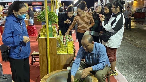 Không gian quảng bá sản phẩm OCOP tại Ninh Bình để lại nhiều ấn tượng