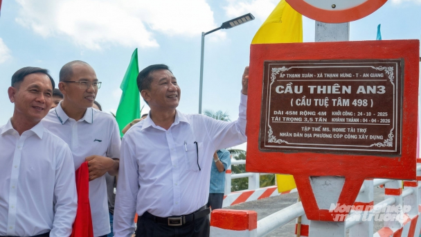 Cầu Thiên An 3 kết nối giao thương giữa đôi bờ kênh xáng Thốt Nốt