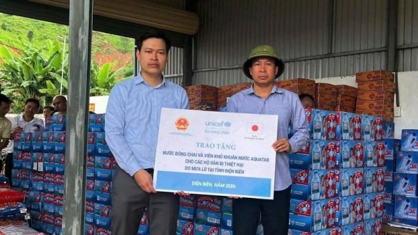 VDDMA, UNICEF and partners support flood-hit Dien Bien